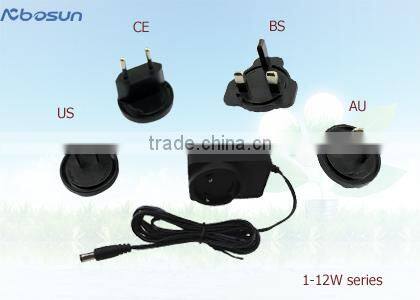 ac dc power adaptor white/ black (optional color) in wattages from 5W to 120W with CE UL CUL FCC KCC PSE CCC GS SAA approval