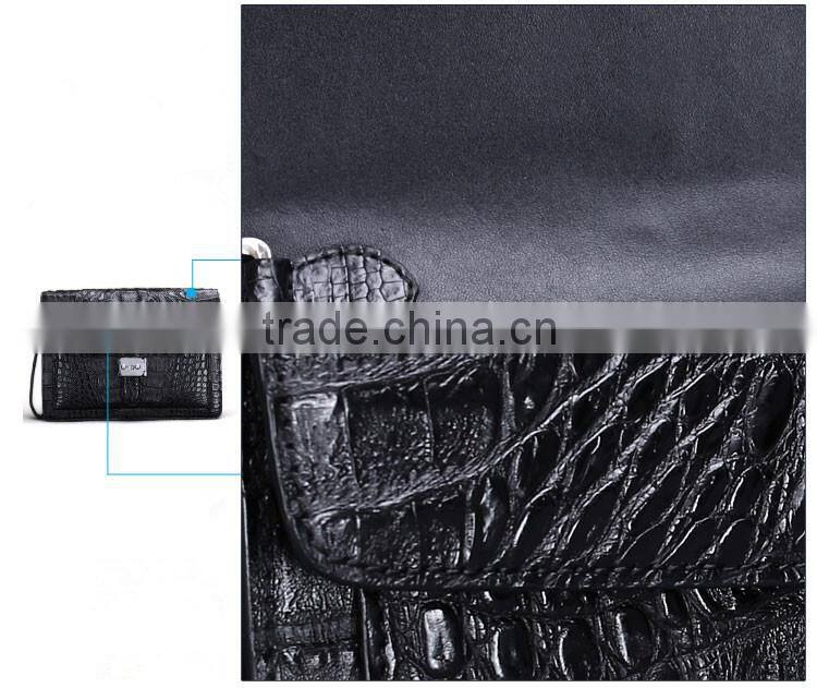 Luxury Leather Office Bags for Men Genuine Crocodile Skin Bag Stylish Clutch Bags Men Handmade