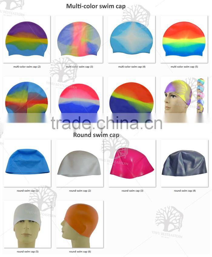 silicone swim cap,waterproof swimming cap,siliong ear protection swim cap