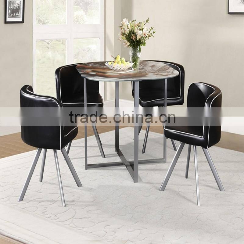 Simple Desk metal furniture Glass top Computer Desk