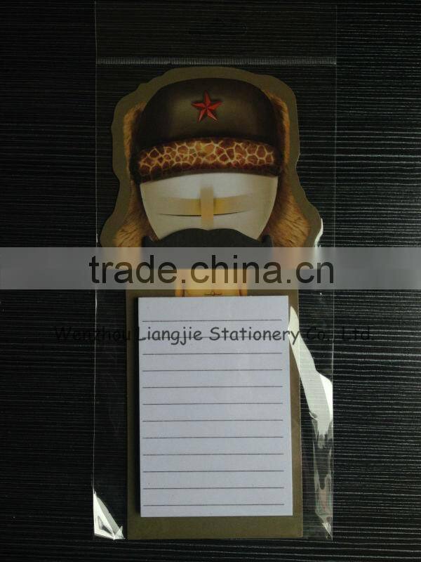 Lovely Boy Die-cut Memo Pad & Die-cut Sticky Notepad