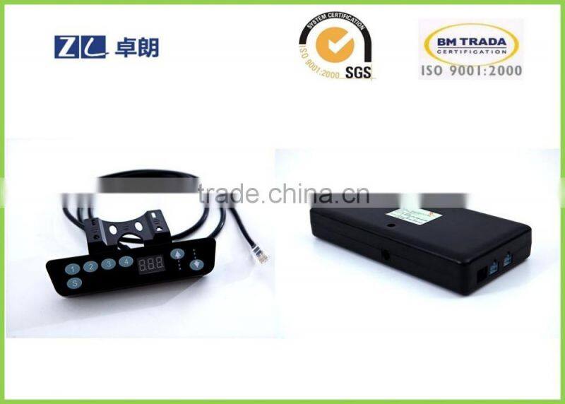 Non-rotation black computer desk lift table by electric