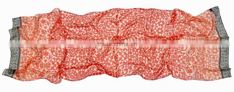 100% custom silk scarf handmade