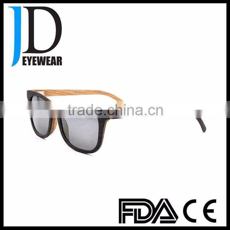 High Quality OEM brand Logo Cat.3 UV400 Wood Sunglasses