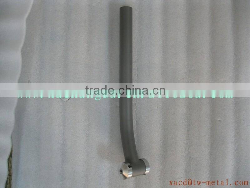 "Egg" shape titanium bike seat post customized "egg"shape titanium seat post with sand blast finshed XACD Ti seat post with420mm