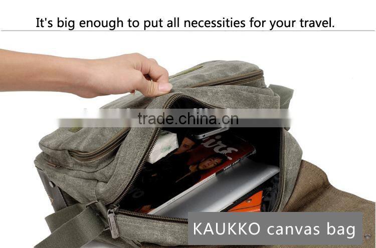 Vintage Canvas Messenger Bag Men Messenger Bag School Canvas Crossbody Bag Men Shoulder Bag Canvas Sling Bags for School