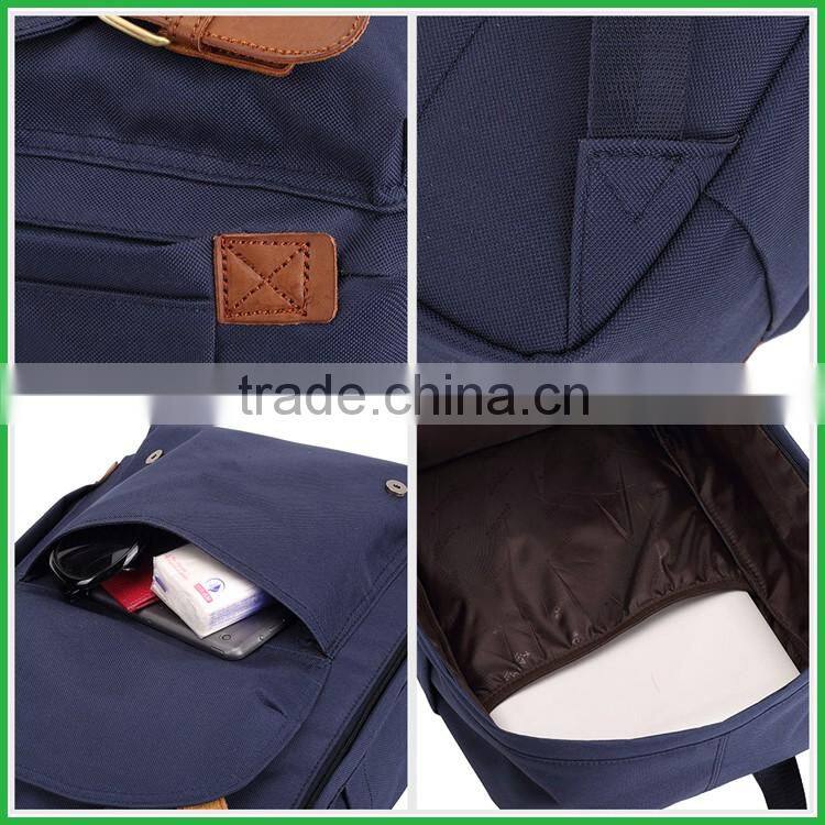 Wholesale high quality nylon bag with laptop compartment backpack school bag