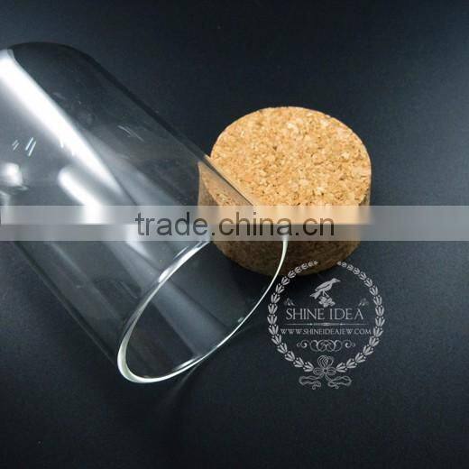 6.5*12cm DIY glass dome air plant planter glass terrarium flower arrangement indoor gradening greenhouse home decoration 0100050