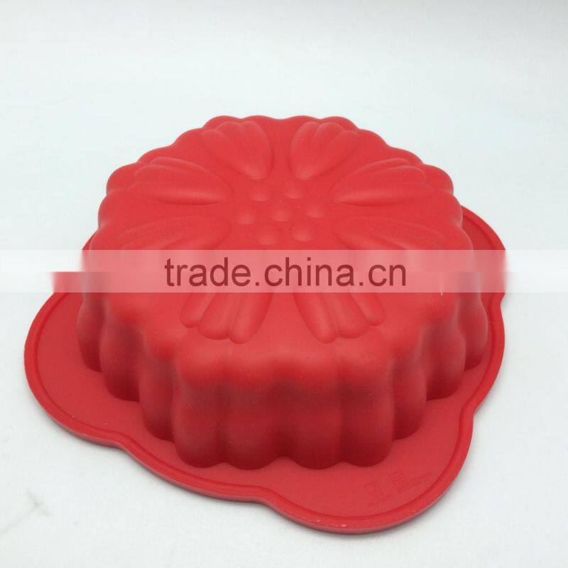 Round Flower Cake Baking Silicone Mold Cake Decorating Dessert Pan Halloween Pumpkin Cake Pan