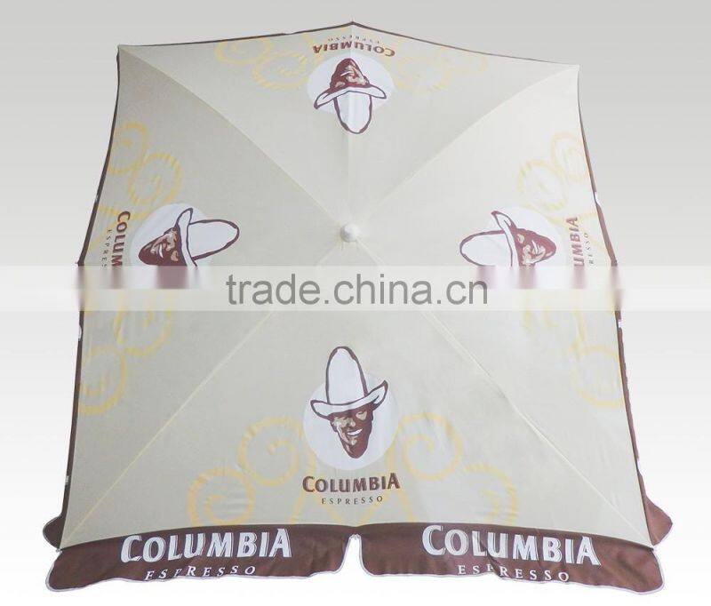 1.8*1.8m square waterproof outdoor square beach umbrella