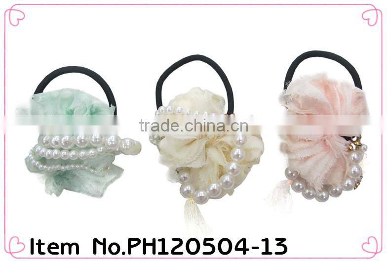 rainbow colored hair rubber bands