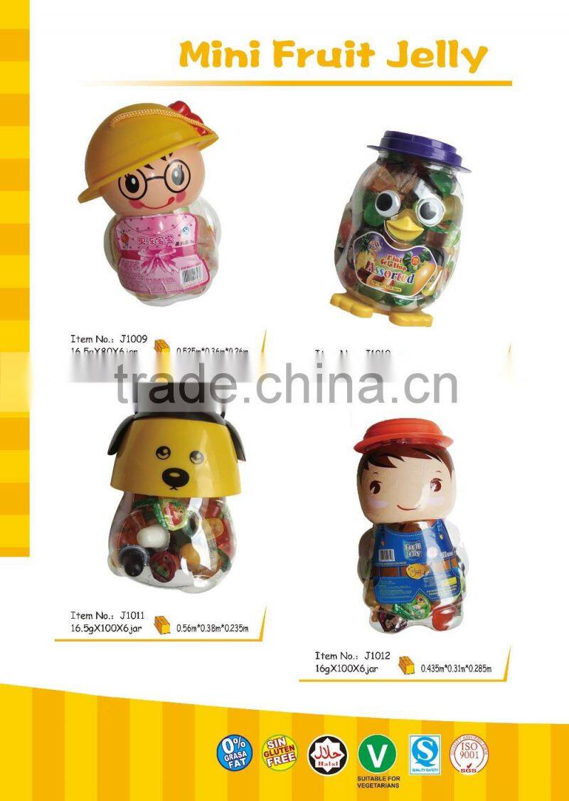 Saving Pot Jar Fruit Pudding Jelly & Pudding Type Assorted Flavours Mini Candied Fruit Jelly