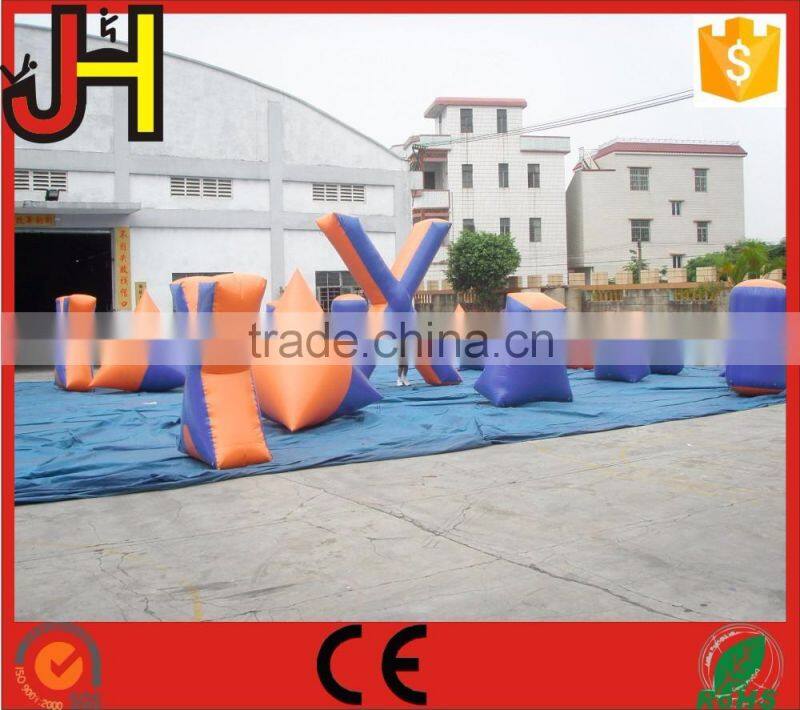 15pcs Big X Shape Inflatable Paintball Arena For Archery Game