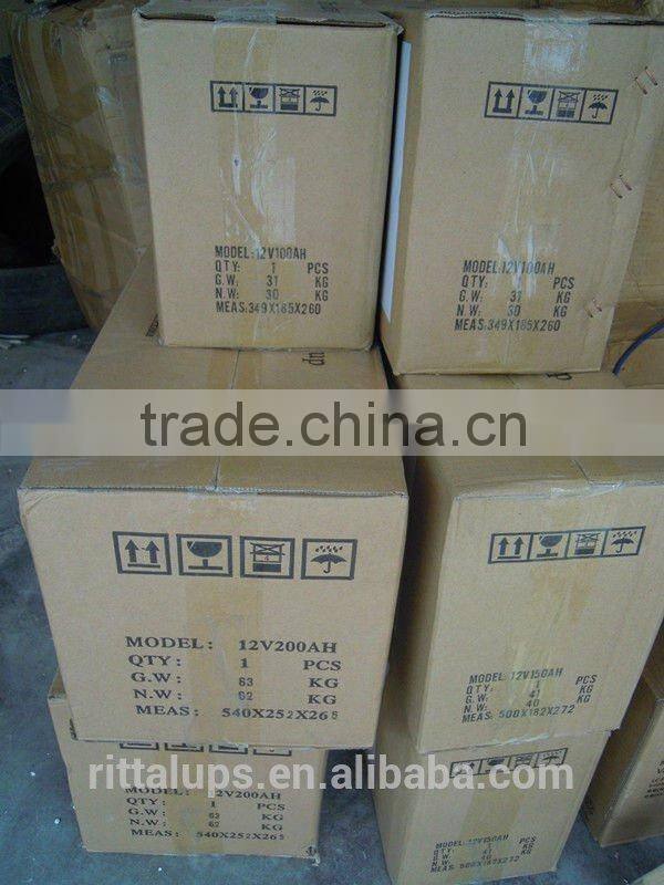 factory price deep cycle battery 200ah 12v