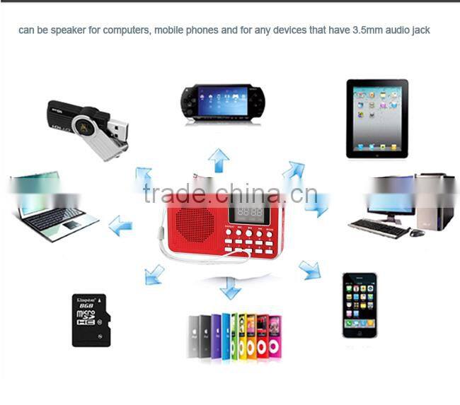 L-938B hot mini digital radio digital fm radio receiver