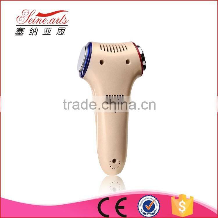 LCD rechargeable handheld ultrasonic hot and cold hammer colorful beauty instrument lw-029