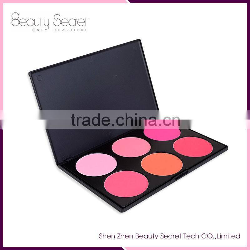 Hot loving 6 colors blusher plaette