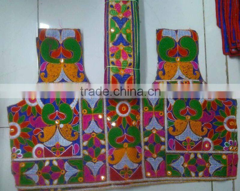 Embroidery Blouse Patches with lace