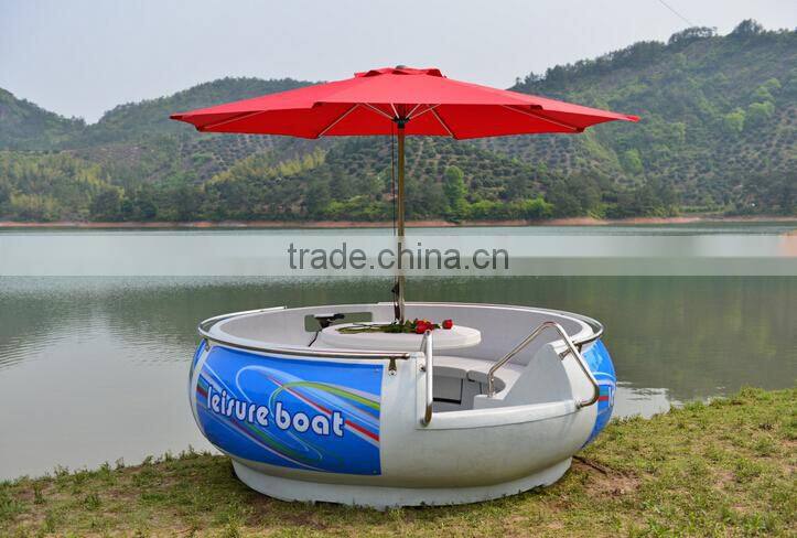 Low price factory direcly sell leisure boating for BBQ,BBQ boat, BBQ donut boat