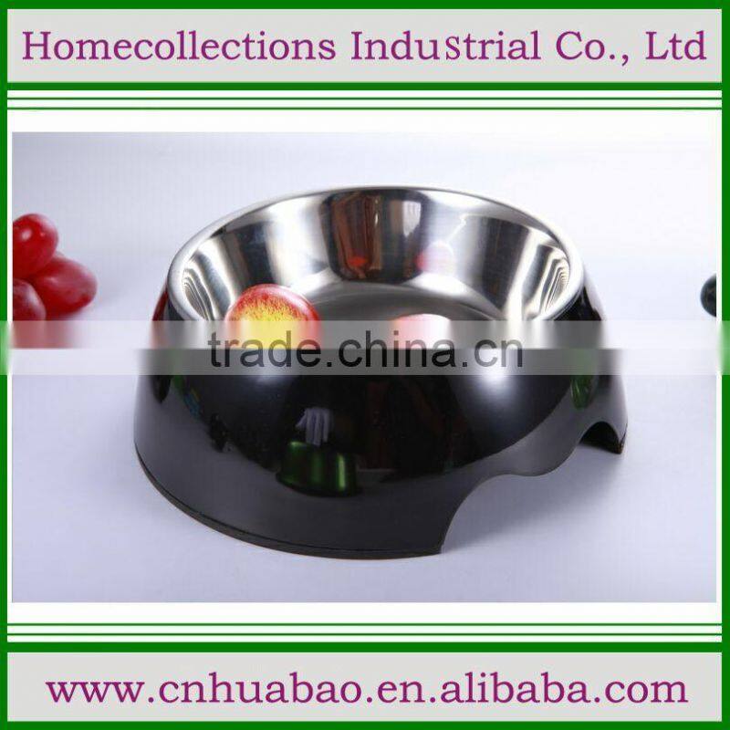 The pet cat / dog bowl stainless steel pet bowl basin bowl anti collision labrador dogs for sale