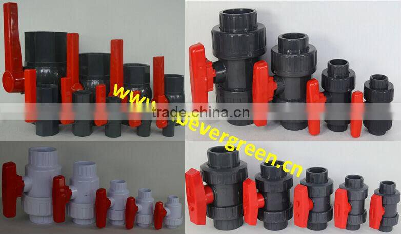 PVC male union ball valve irrigation valve