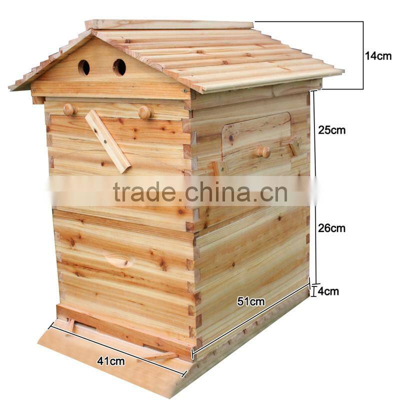 Super supplier For Automatic langstroth flowing bee hive with 7 frames