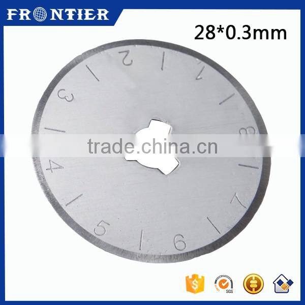 28mm round blade for textile