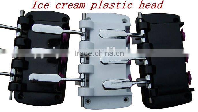 guangzhou manufacturer custom soft ice cream machine plastic head made in china