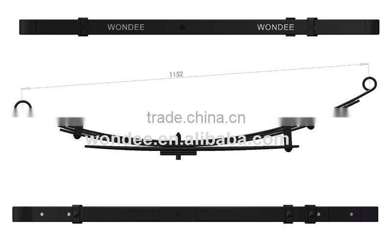 P50/7/3 Double Eye 6 Pieces OEM Pickup Truck Leaf Spring
