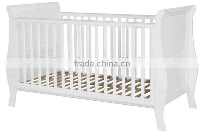 Wholesale Natural Pine Wood Baby Cribs Baby Bed