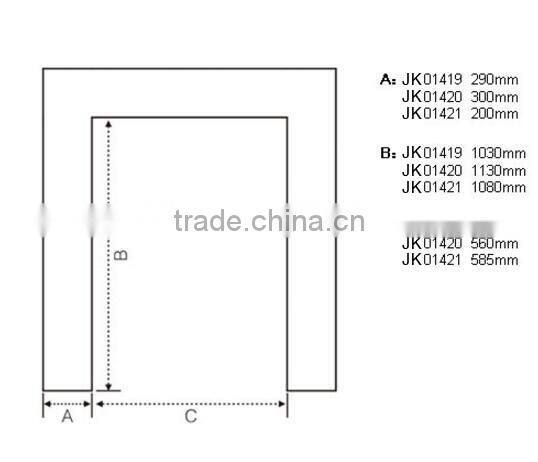 2016 U shape AC motor electric hydraulic lift table