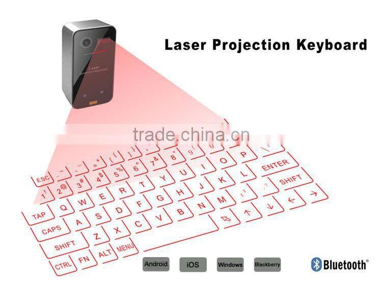 Top Selling Products 2015 Bluetooth Laser Keyboard,Accept OEM Logo Arabic Keyboard