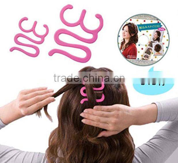 fashion hairdressing hairstyle maker tools wave shaped hair braided DIY tools large size