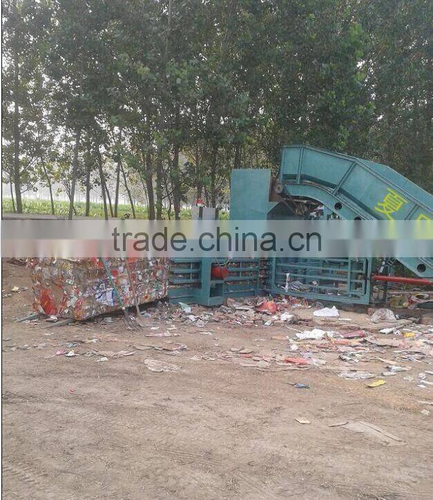 Automatic Horizontal hydraulic baler,cardboard baling press machine XS4-125T