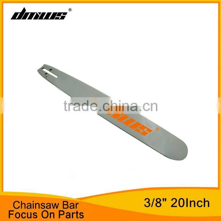 5200 52cc Chainsaw Spare Parts 20 Inch 3/8" Pitch 68 Sections Laminated Chain Saw Guide Bar