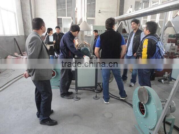 recycled plastic granulating machine wood plastic granules production line