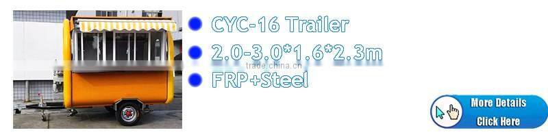 Caravan Trailer Fast Food Kiosk Used Vending Mobile Tricycle