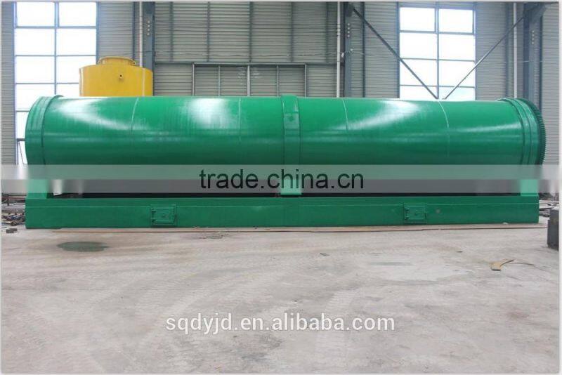 2014 Top tech waste tyre pyrolysis oil plant