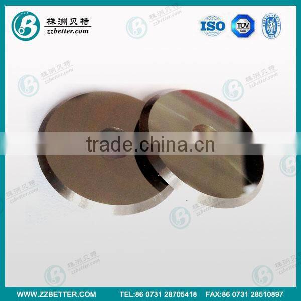 ISO K10 standard ceramic carbide disc cutter/cermet round cutter