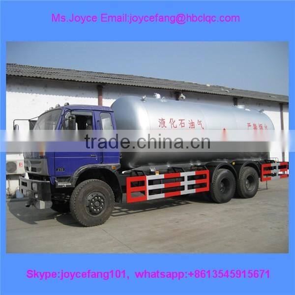 2015 China 3-axles Q345r 25cbm Lpg Liquefied Petroleum Gas Tank Trucks(propane Tank)