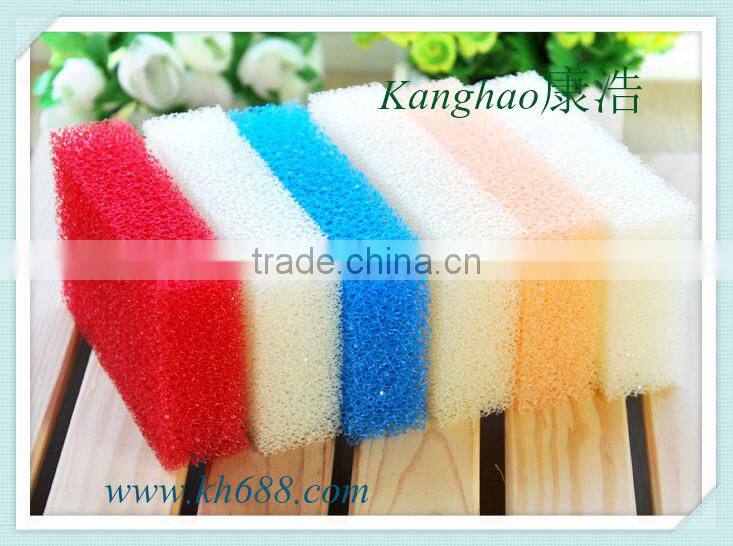 High quality wave shape cleaning sponge, PU sponge cleaning, Pu foam cleaning, foam with layer cleaning