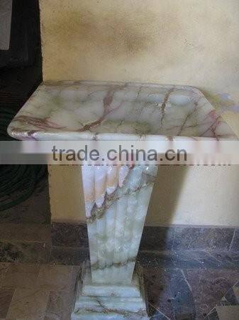 PAKISTAN NATURAL ONYX PEDESTALS SINKS AND BASINS