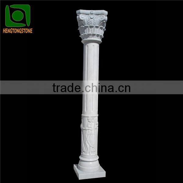 Marble Wedding Pillar with Relief