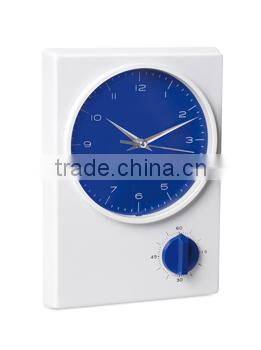 Ordinary cheap plastic table clock with timer