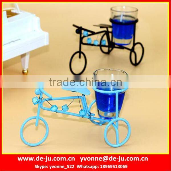 Black Bicycle Three Wheels Gel Candle Wedding Favors