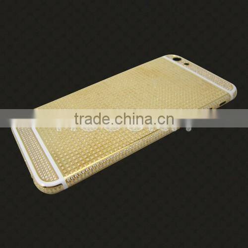 Hot new products for 2015 for iphone 6s/6s plus gold housing replacement,for iphone 6s diamond housing