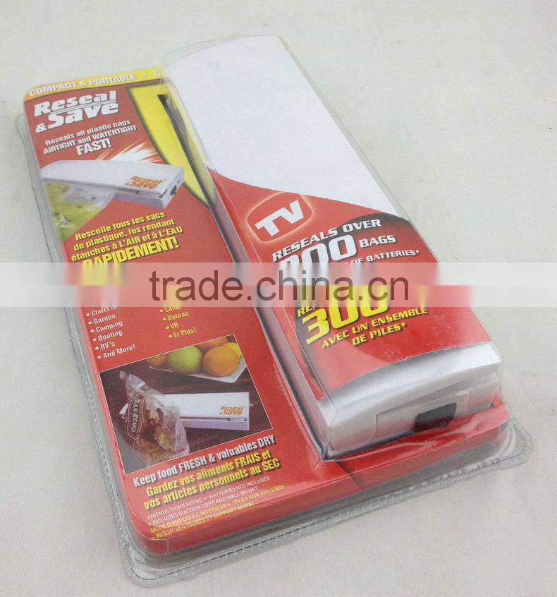Portable keep food fresh vacuum food sealers