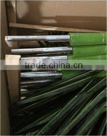 SJ0701205 High quality fan plam leave/Chinese plastic palm fan tree leaf