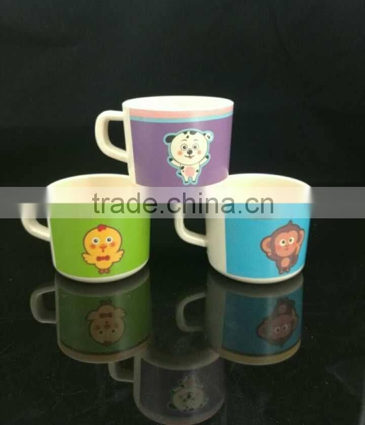 bio eco bamboo fibre kid's dinnerware set