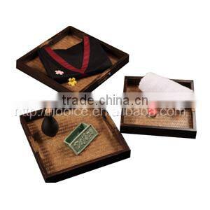 TRAY/ Woven rattan tray/DECORATIVE TRAY(DAYSPA) DS-YBGF2